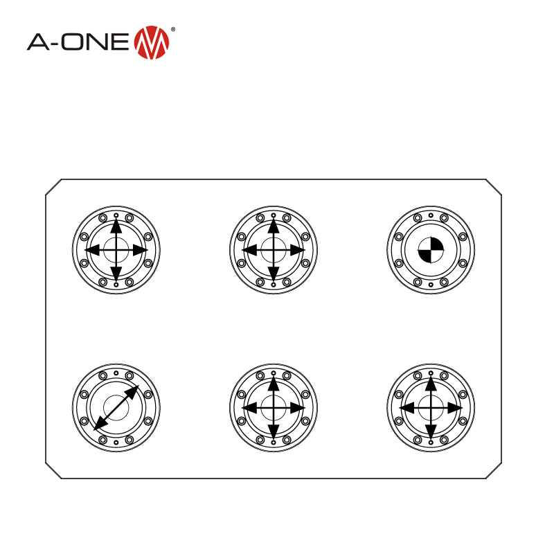 Chucking spigot set 6 3A-400053