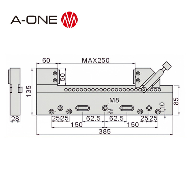 Stainless Precision Vise For EDM 3A-200156