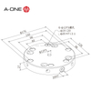 Fast manual zero point plate 3A-110247