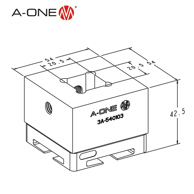 Uniblank 3A-540103 ( Stleel holder 3A-530103 )